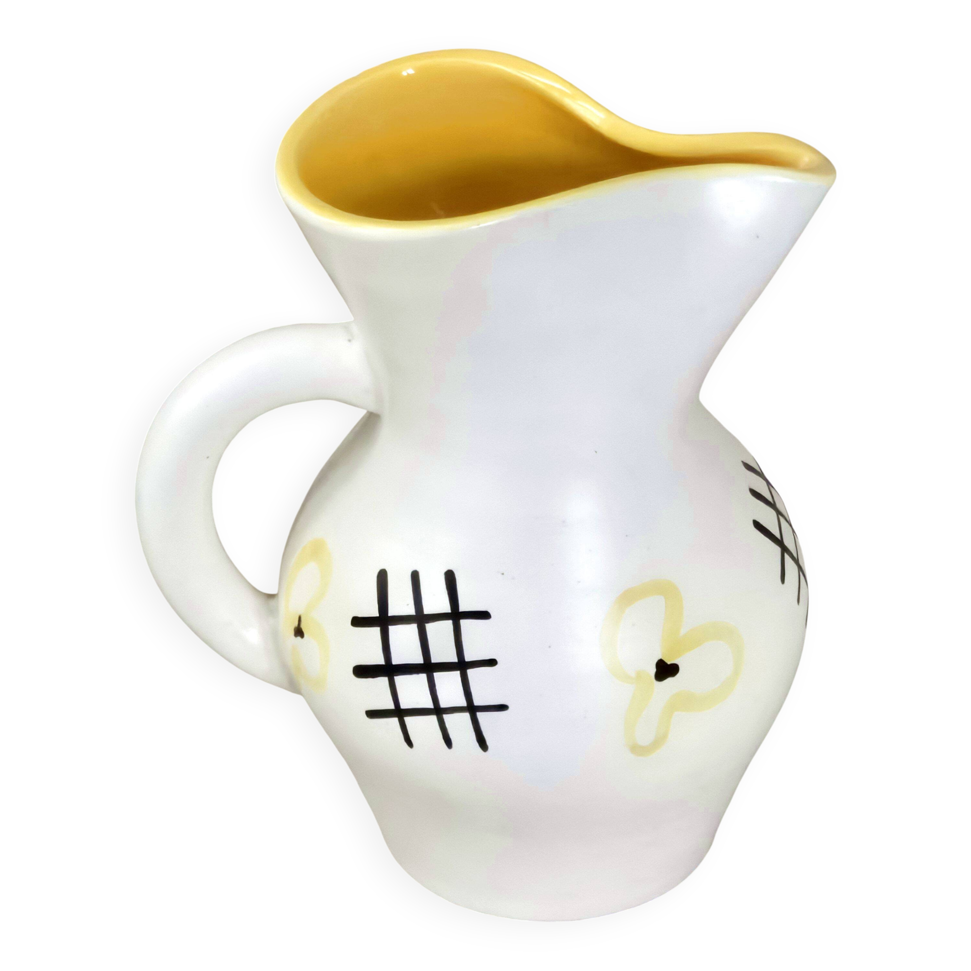André Baud Vallauris 1950 vintage pitcher