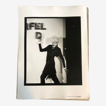 Tirage Chanel, collection Automne/Hiver 1994-1995 photographiée par Karl Lagerfeld