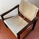 Safari armchair by Karin Mobring for IKEA 1970s in wood and canvas