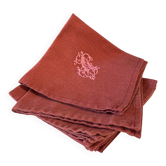 Serviettes anciennes en métis