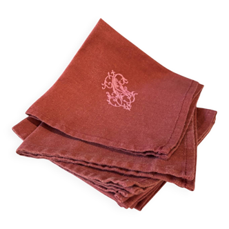 Old linen napkins