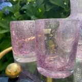 Carafe and glasses crystal glassworks of the popes