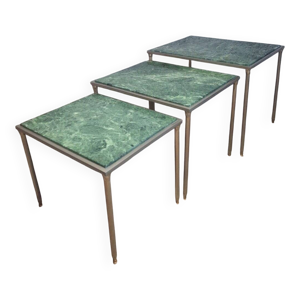 tables gigognes en marbre