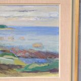 Anders A. Jonsson, Swedish Modern Landscape , 1950s, Oil on Panel, Framed
