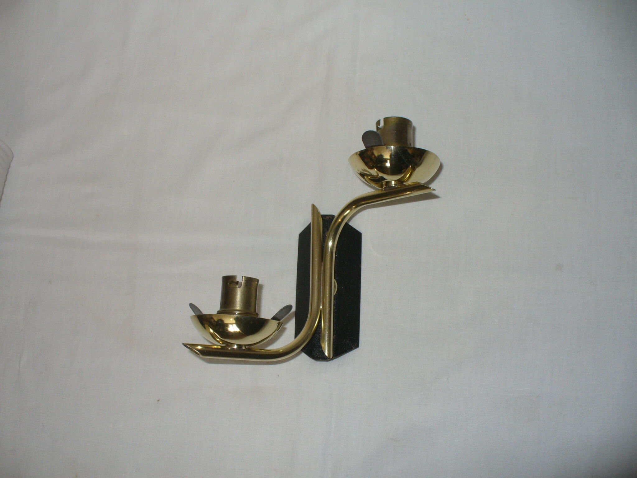 Pair of double wall lamps from the 50s