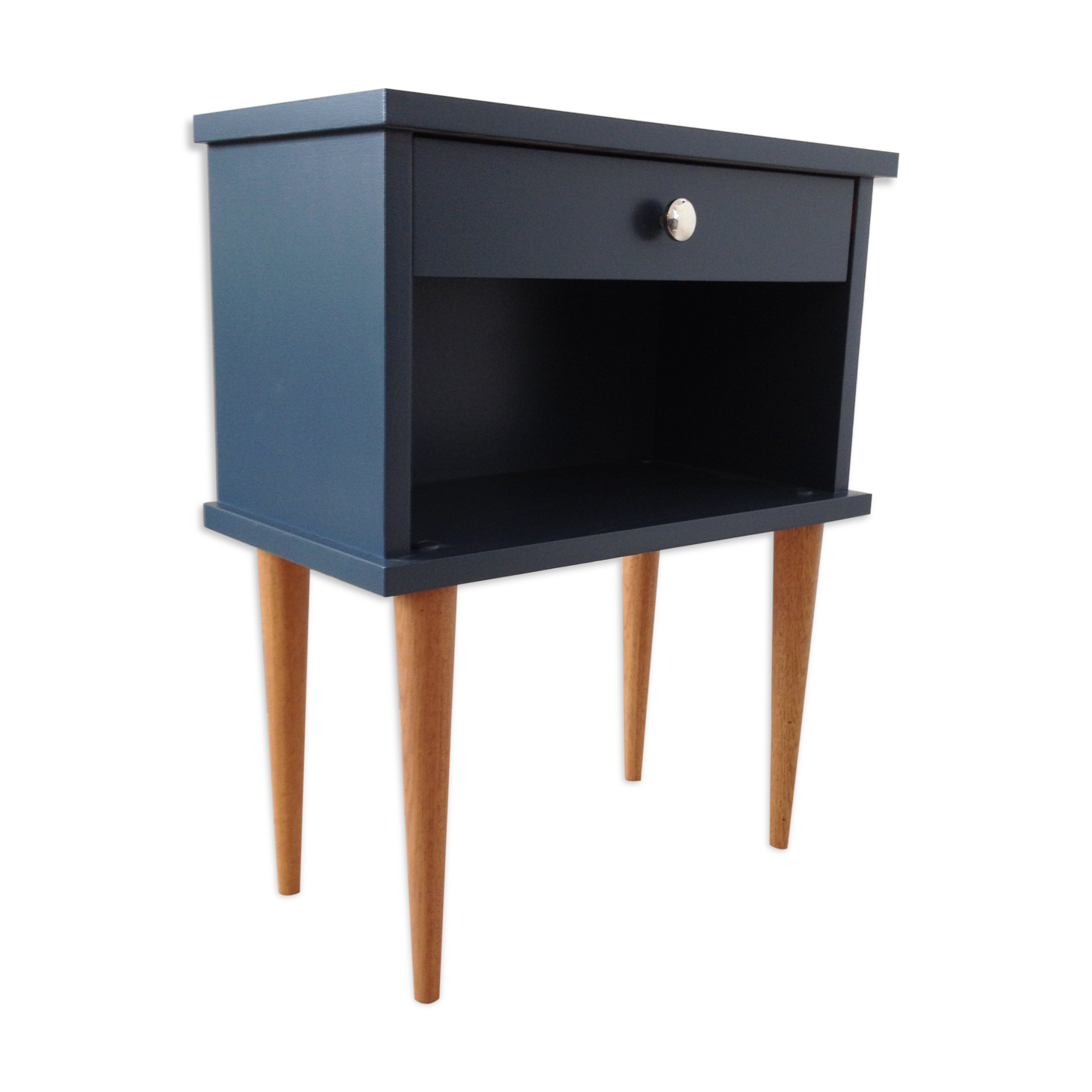 Vintage bedside feet round spindles