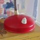 Table lamp red vintage year 70