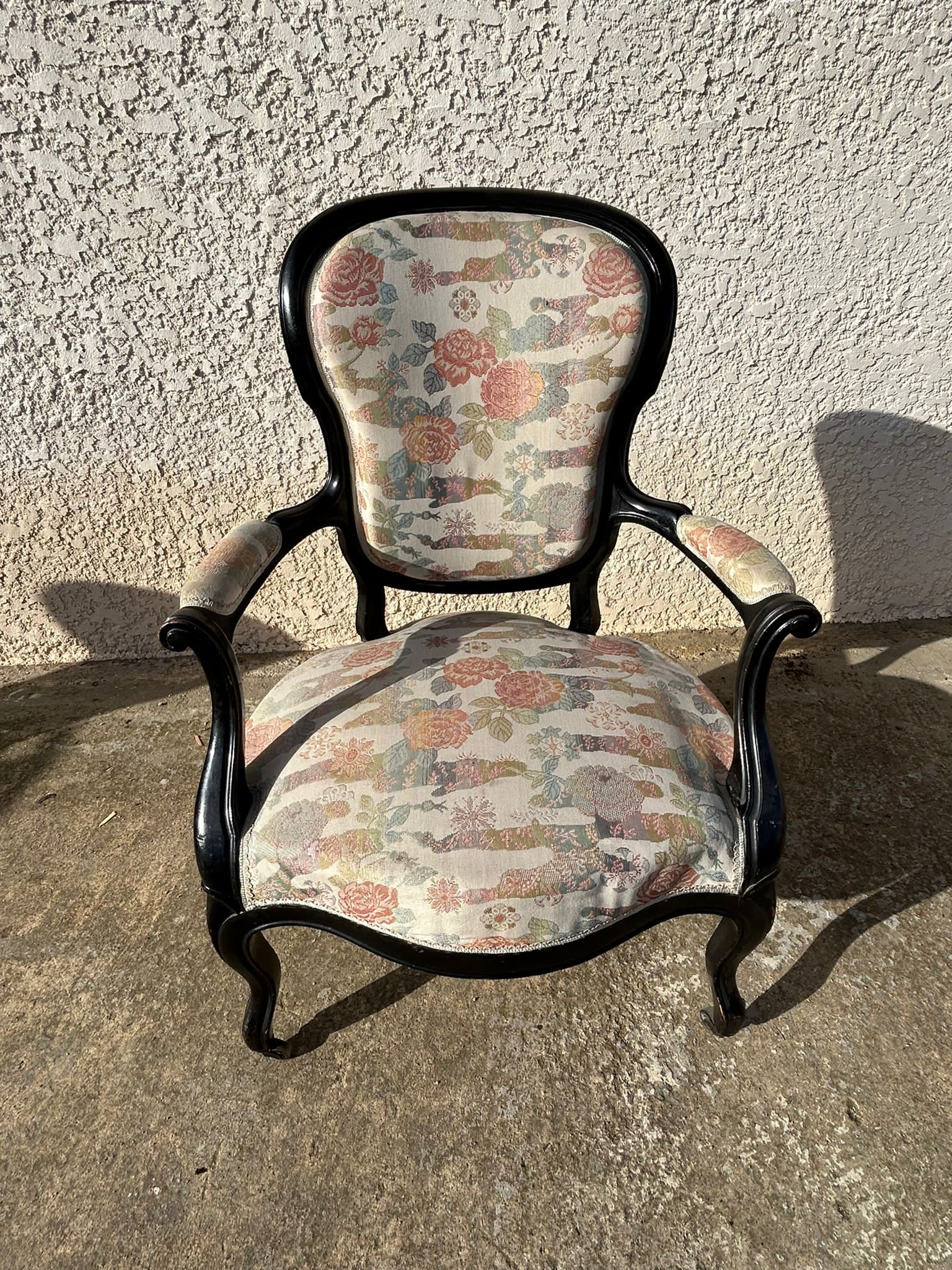 Pair of Voltaire armchairs