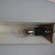 Vintage black modernist table lamp 50 1950 Bauhaus