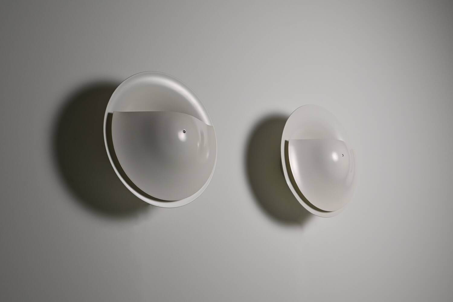 Disc wall lamps C-1558 by Raak, 1980s The Netherlands.