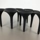Set of 3 danish candleholder "Hornblower" Christel & Christer Holmgren, 1970s