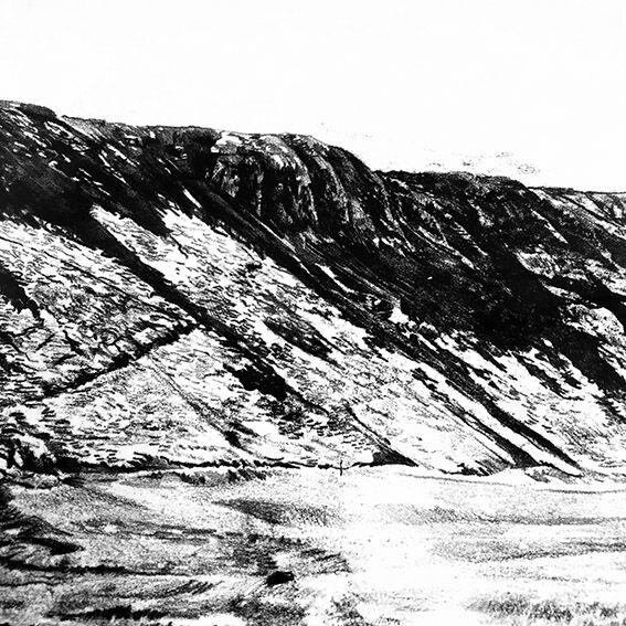 Original illustration back from Iceland