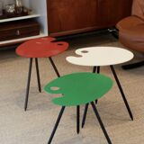 Lucien de Roeck, trio de tables "Pic-nic" pour l'expo 58