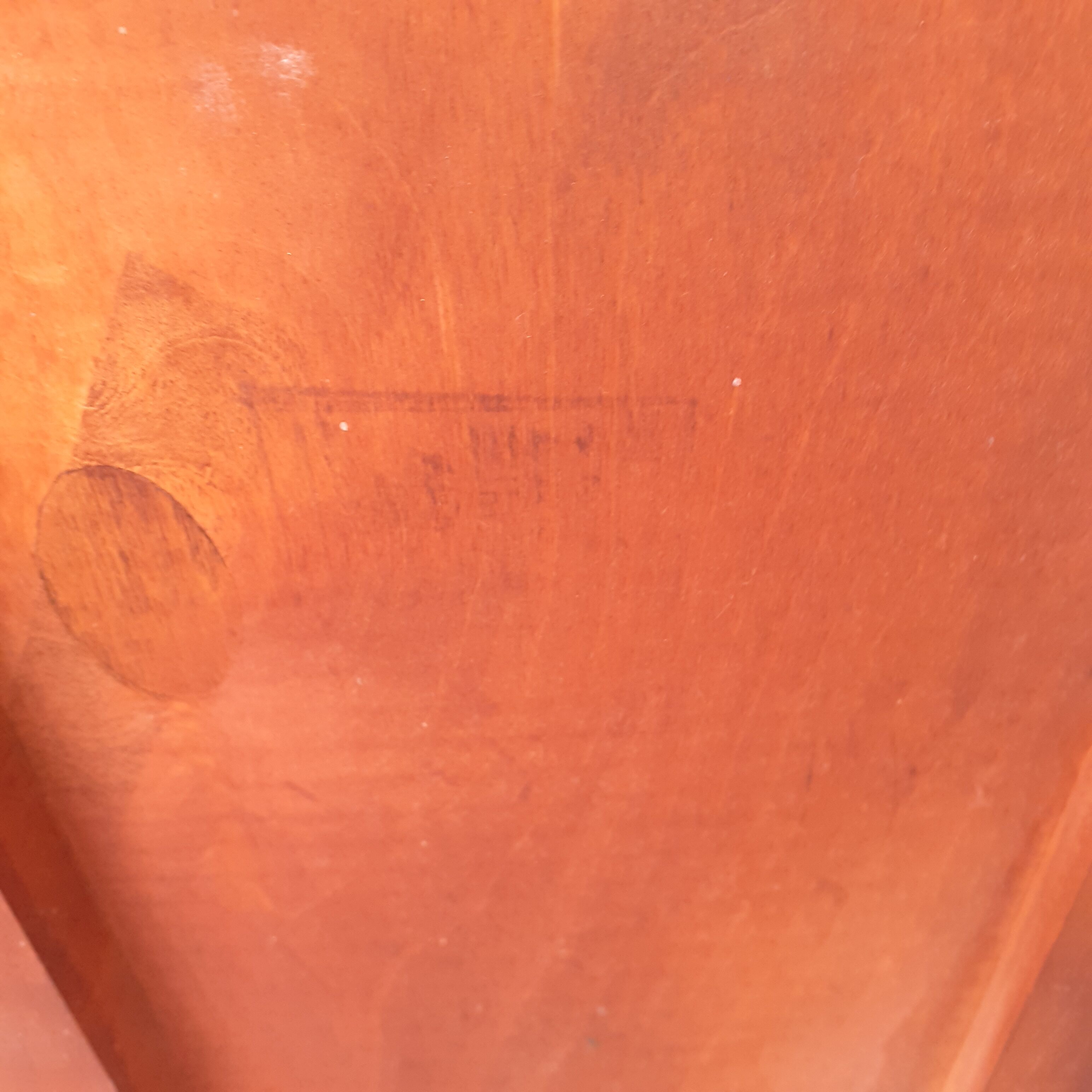 Scandinavian wooden armchair