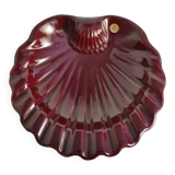 Art Deco Merlot Red Ceramic Vide-Poche by Gabriel Keramik, Sweden 1960s