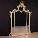 Great lacquered and gilded Louis XV style mirror from the 20th century