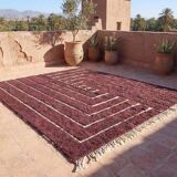Traditional handwoven Berber rug size 150x250 cm