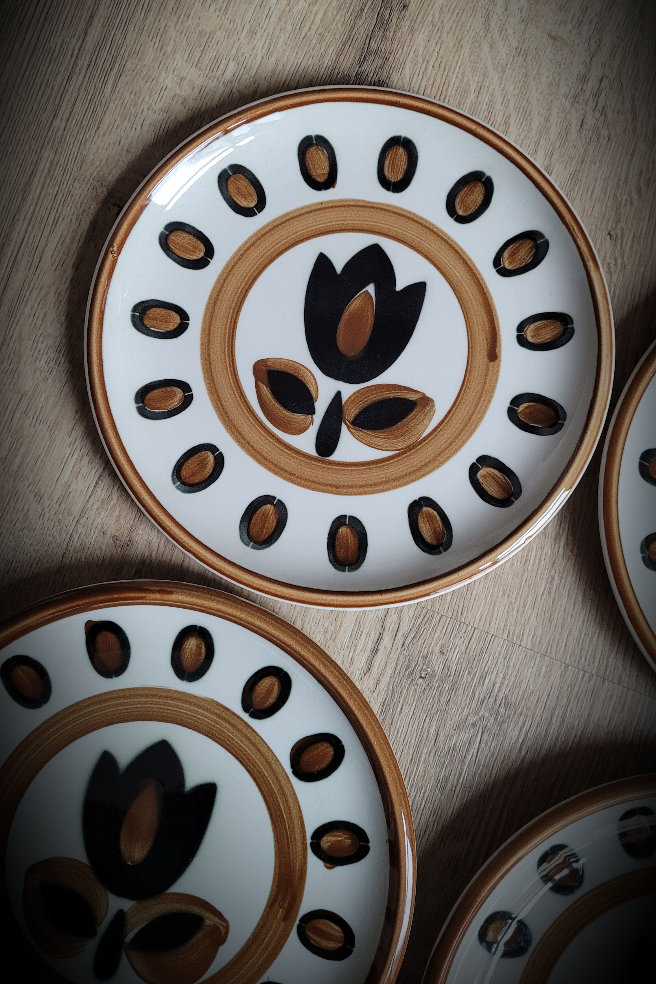 Set 6 Kimono plates