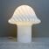 Peil & Putzer Mushroom Zebra table lamp, 1970s