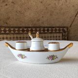 Condiment service - saleron- in Paris porcelain