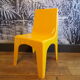 Chaise enfant 1970 plastique thermoformé