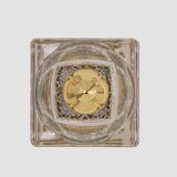 Small wall lamp in brass and crystal by Peill & Putzler, Germany