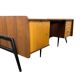 Vintage XL deep double-sided writing desk