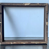 Cadre ancien sculpté à la main 32,5 cm x 27,5 cm dimensions d’ouverture 28,5 cm x 23,5 cm