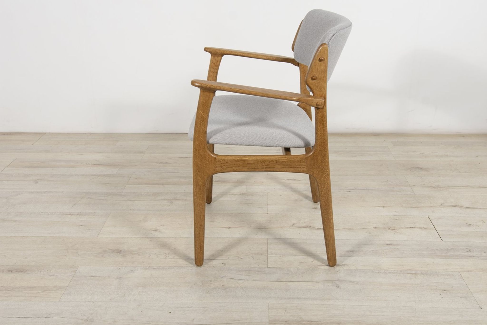 Oak Model 49 Dining Chairs by Erik Buch for Odense Maskinsnedkeri / O.D. Møbler, 1960s, Set of 6