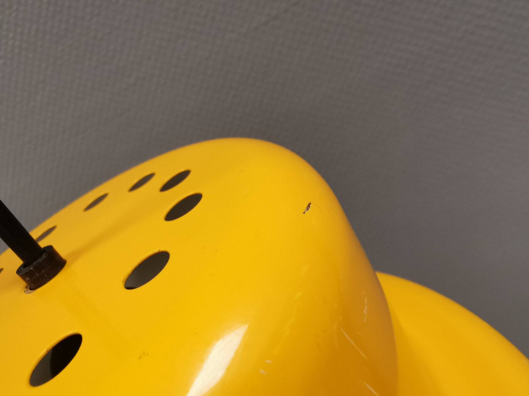 Mini poker hanging lamp by Jo Hammerborg 1977 Denmark