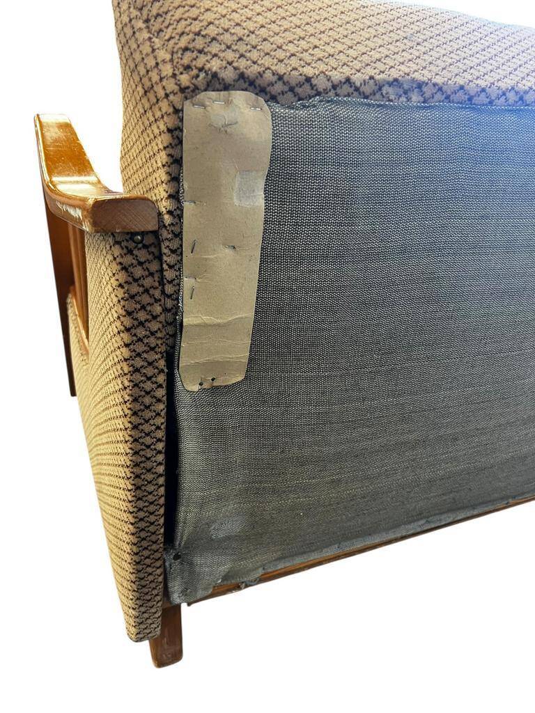 Canapé vintage en bois / canapé-lit / canapé