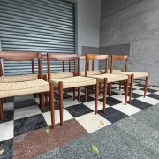 Set of 10 chairs by Henry Walter Klein