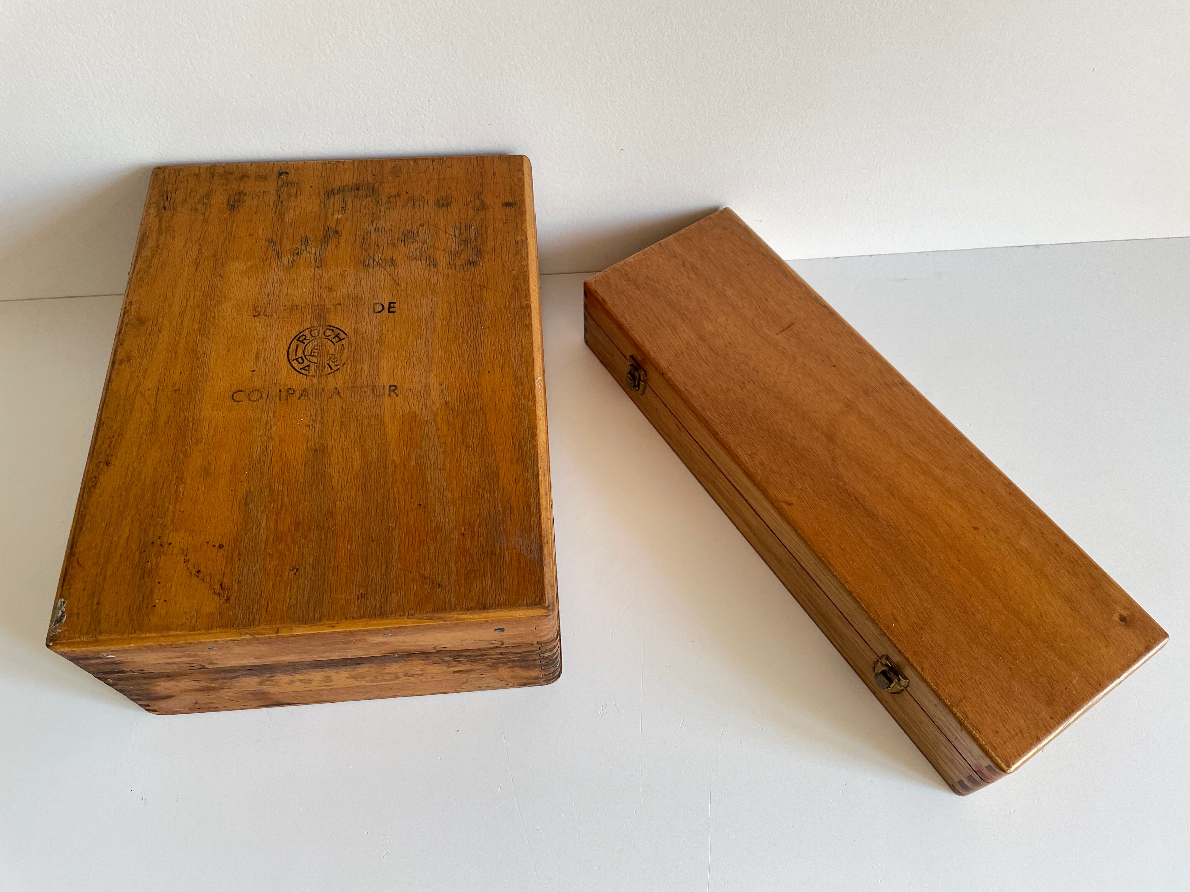 2 boxes in roch wood
