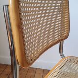 Pair of B32 Marcel Breuer cane chairs