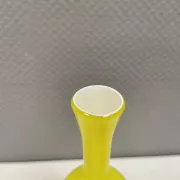 Swedish glass vase from the 1980s in a lovely yellow colour.
