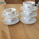 5 cups and saucers Seltmann Weiden Bavaria Model Nora