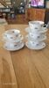 5 tasses et sous-tasses Seltmann Weiden Bavaria  Modèle Nora