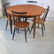 Table repas extensible en teck 1970