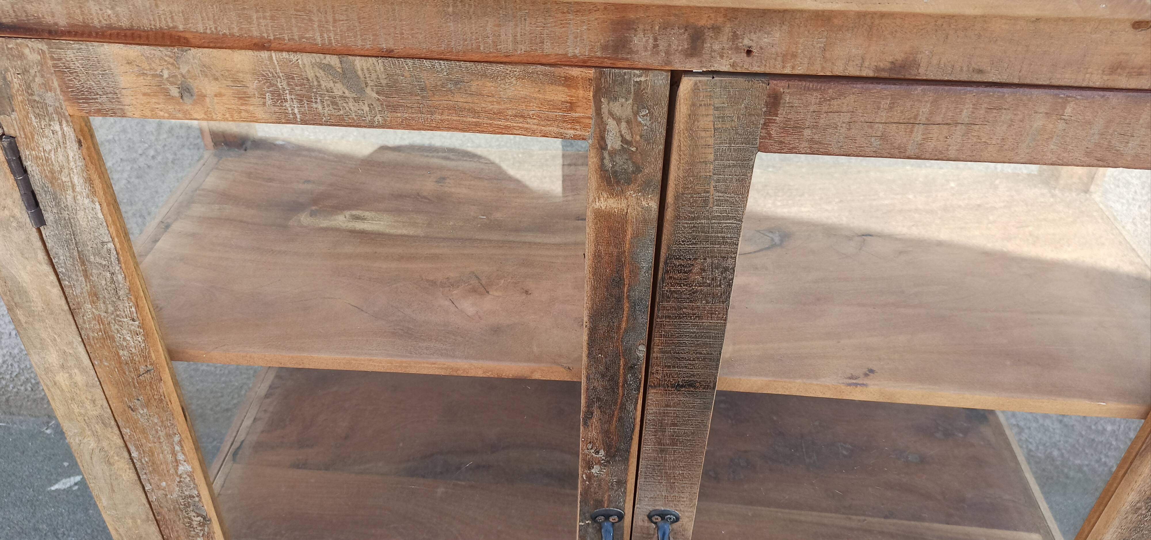 Wooden showcase