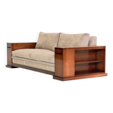 Hugues Chevalier Dominique sofa in beige suede