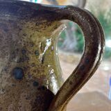 Pitcher in flamed glazed terracotta