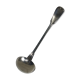 Louche Christofle old silver-plated metal monogram TB
