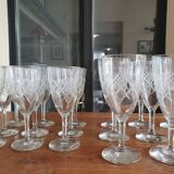 Wine and water glasses