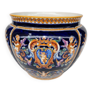 Cache-pot en faïence