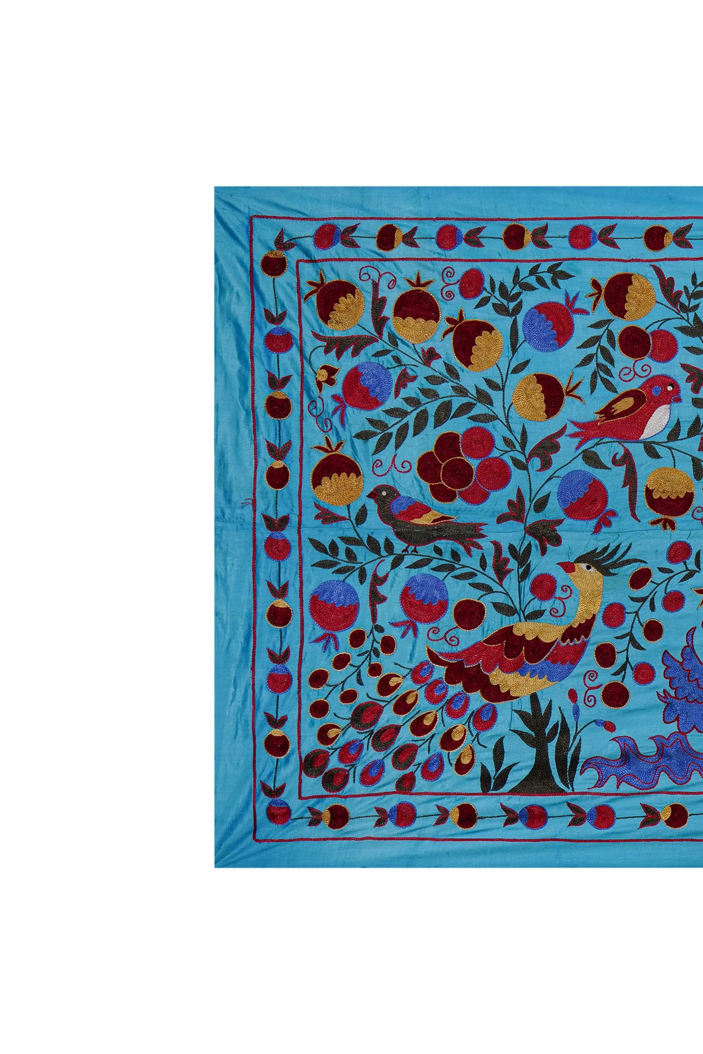 Tapis turc vintage noué à la main