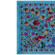 Tapis turc vintage noué à la main