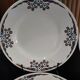 6 earthenware dessert plates OKAN model by Longchamp TERRE DE FER