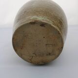 Old enameled stoneware jar
