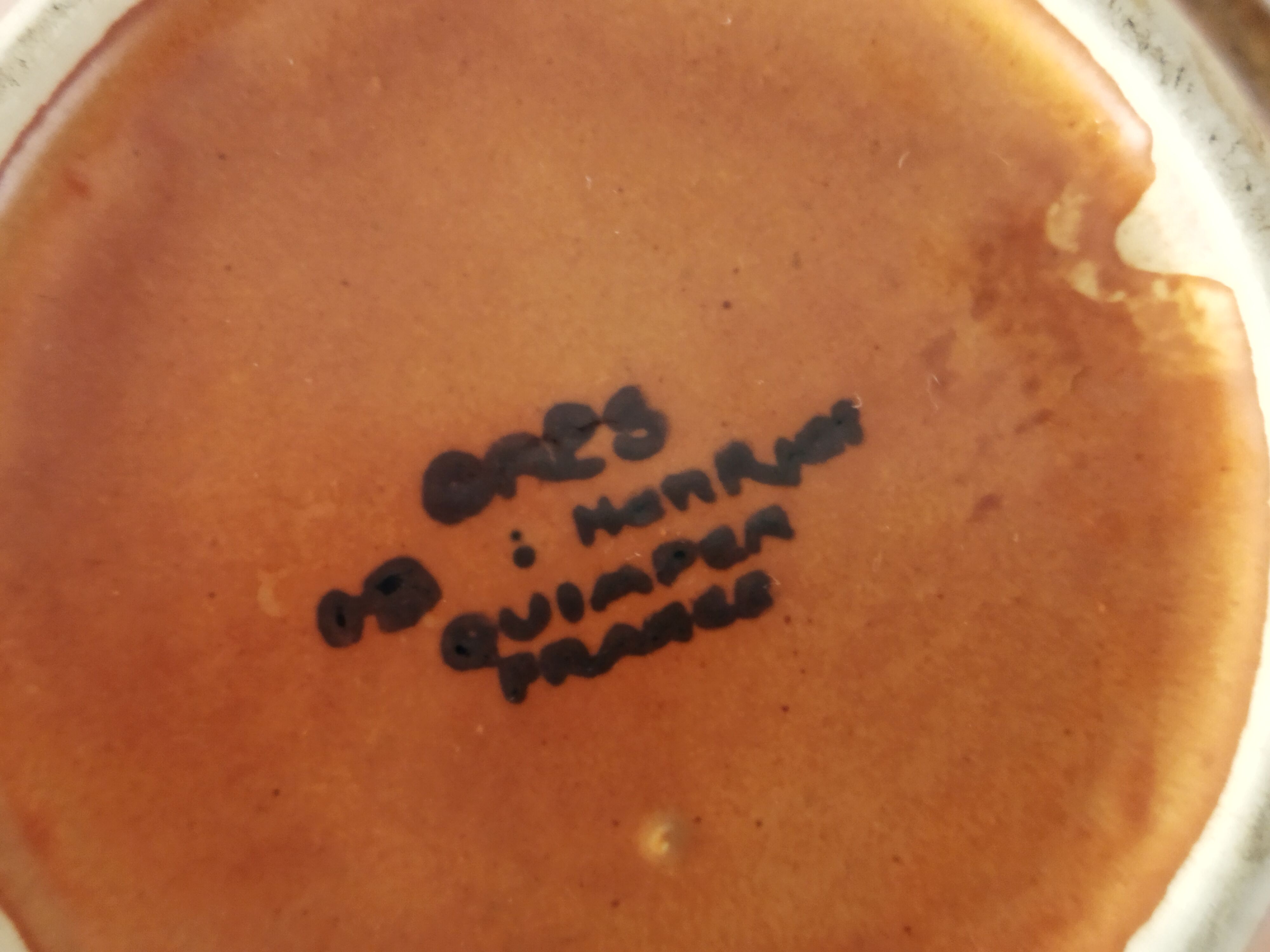 HB Henriot Quimper stoneware pitcher