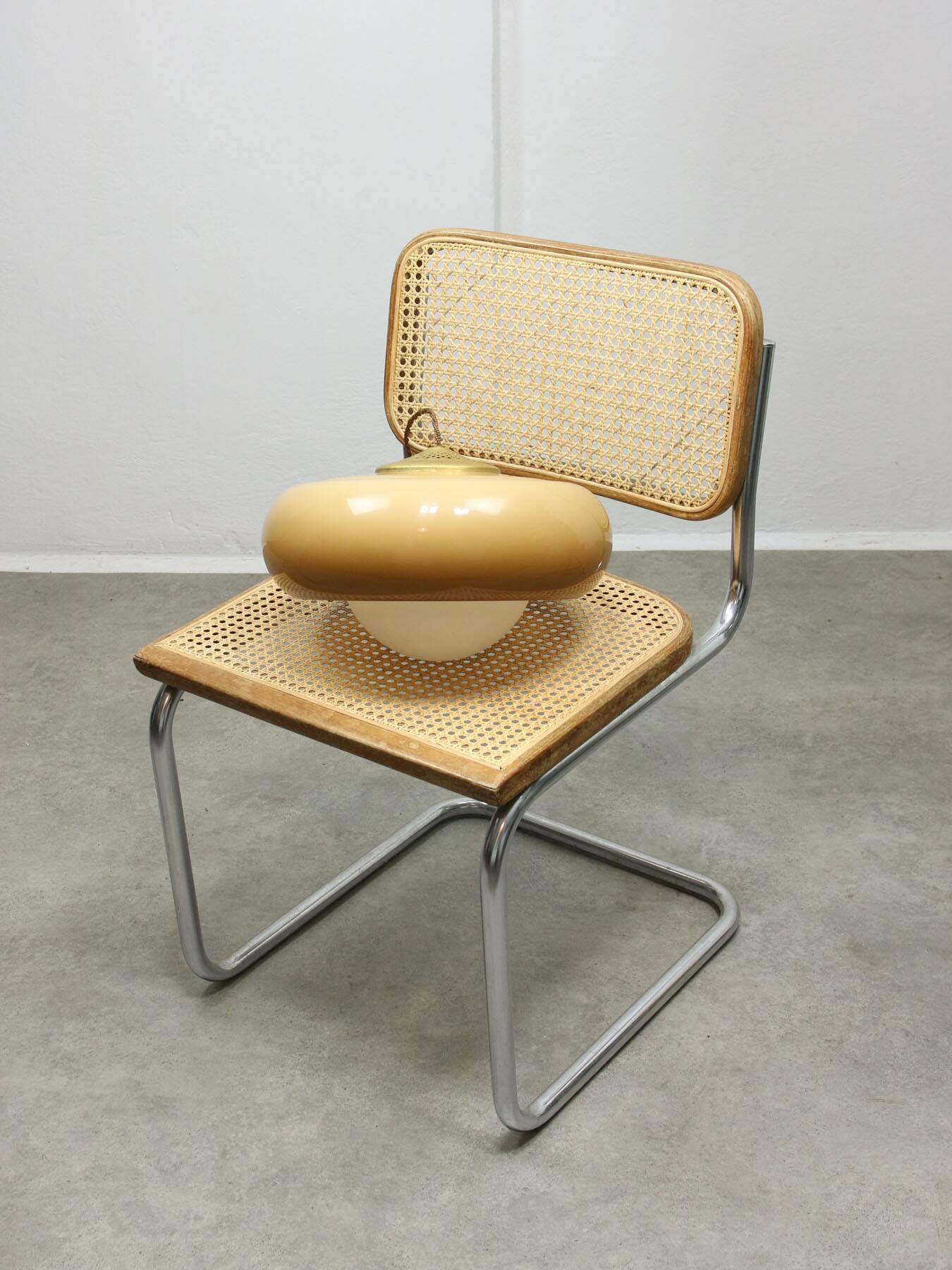 Space Age Brown Pendant Lamp from Guzzini, 1960s